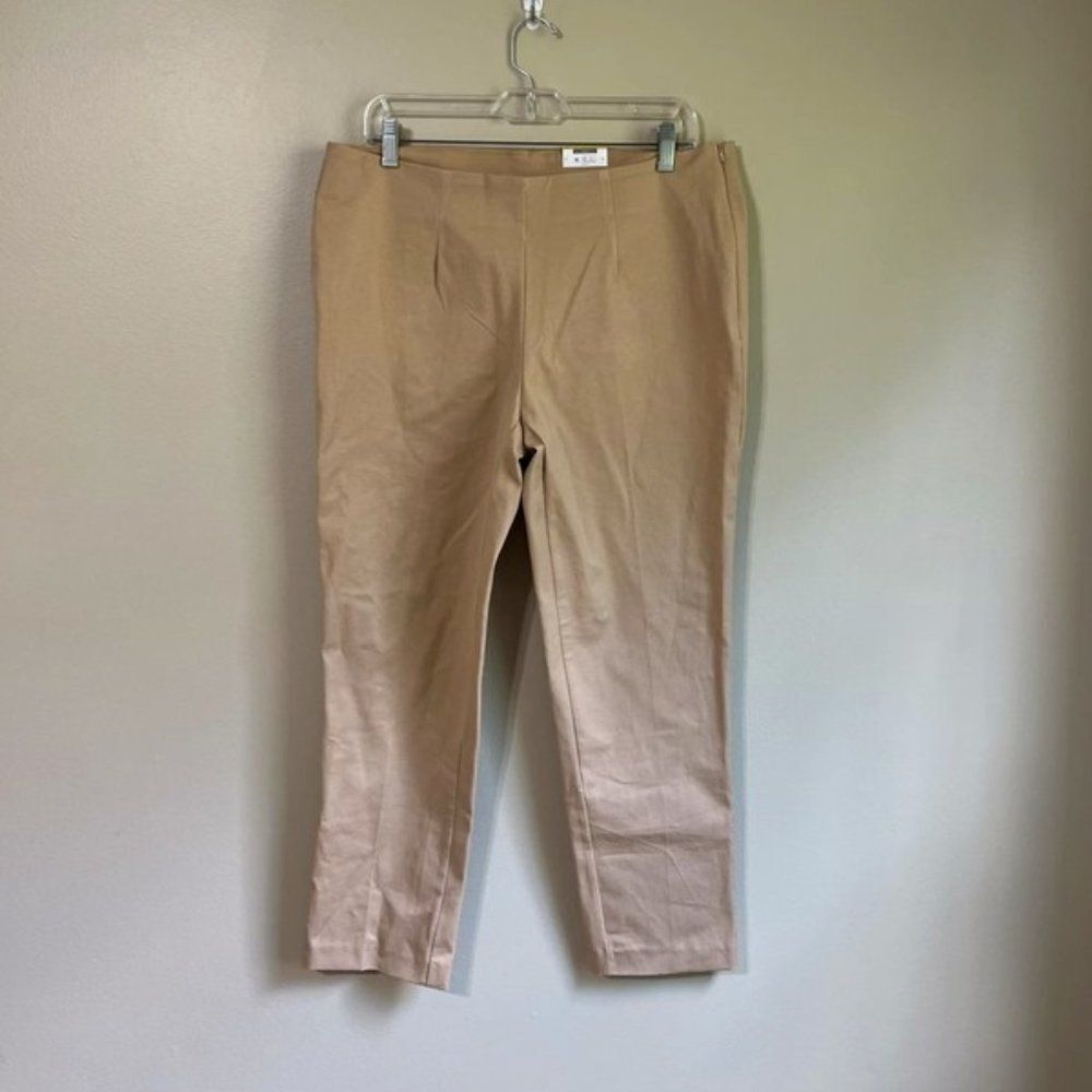 NWT Time and Tru size 14 skinny beige pants